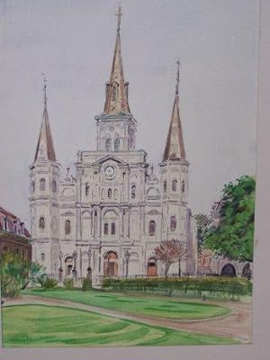 Original Artwork Entitled "Jackson Park - RC Cathedral"