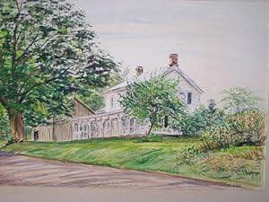 Original Artwork Entitled "Farm House, Clove Valley Road, Dutchess Co., NY"
