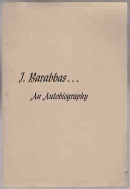 I, Barabbas An Autobiography