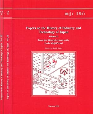 Image du vendeur pour Papers on the History of Industry and Technology of Japan (3 Volumes - Marburger Japan-Reihe, Band 14/1 bis 14/3). mis en vente par Antiquariat Bernhardt