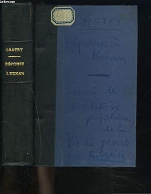Bild des Verkufers fr JESUS-CHRIST. REPONSE A M. RENAN zum Verkauf von Le-Livre