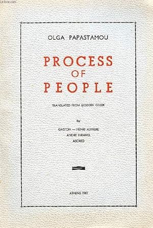 Seller image for PROCESS OF PEOPLE for sale by Le-Livre