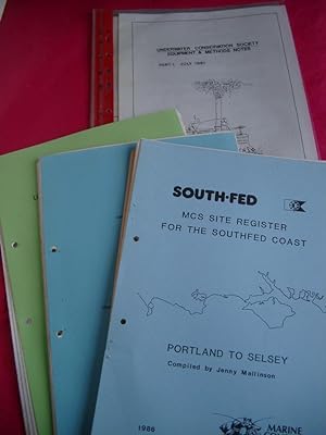 Seller image for MCS SITE REGISTER FOR THE SOUTFED COAST PORTLAND TO SELSEY with SITE REGISTER PROJECT: THE DIVE SITES IN & AROUND: PLYMOUTH SOUND with THE DIVE SITES OF THE ISLE OF MAN With Other Material for sale by LOE BOOKS