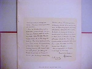 Imagen del vendedor de Facsimile Autograph Letter Signed to Anthony Panizzi, Librarian, British Museum, referencing the latter's criticisms on his comparison between Homer and Tasso in an article in the Quarterly Review, November 29, 1856 a la venta por Legacy Books II