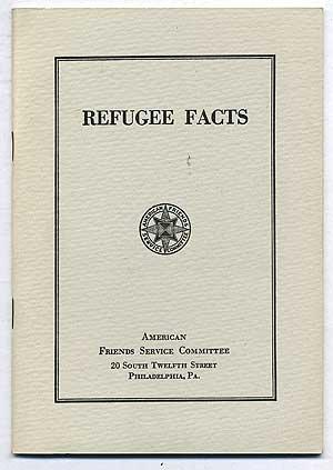 Bild des Verkufers fr Refugee Facts: A Study of the German Refugee in America zum Verkauf von Between the Covers-Rare Books, Inc. ABAA