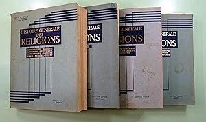 Histoire Générale des Religions. Tomes I à IV.