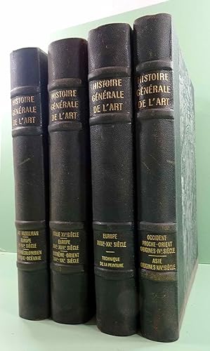 Histoire Générale de l'Art, sous la Direction de Georges Huisman. En 4 tomes. De l'Antiquité à no...