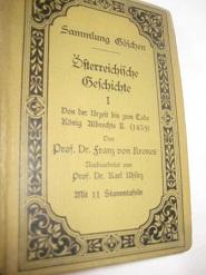 Imagen del vendedor de sterreichische Geschichte I Von der Urzeit bis zum Tode Knig Albrechts II. (1439) a la venta por Alte Bcherwelt