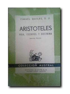 ARISTÓTELES. Vida - Escritos - Doctrina