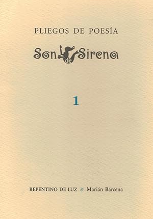 Seller image for SON DE SIRENA N 1. REPENTINO DE LUZ. for sale by Librera Torren de Rueda