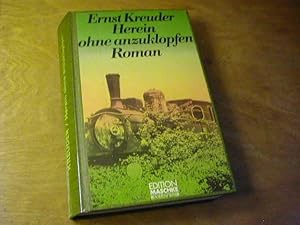 Bild des Verkufers fr Herein ohne anzuklopfen : Roman - Edition Maschke zum Verkauf von Antiquariat Fuchseck