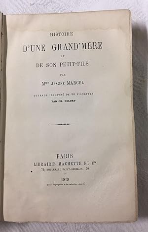 HISTOIRE D'UNE GRAND'MÈRE ET DE SON PETIT-FILS