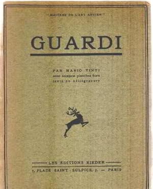 Seller image for Guardi for sale by librairie philippe arnaiz