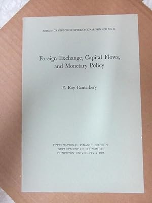 Bild des Verkufers fr Foreign Exchange, Capital Flows, and Monetary Policy (Princeton Studies in International Finance, #15) zum Verkauf von Atlantic Bookshop