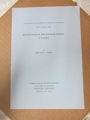 Immagine del venditore per Reparations in the Postwar Period: A Survey (Reprints in International Finance, #9) venduto da Atlantic Bookshop