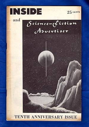 Bild des Verkufers fr Inside And Science Fiction Advertiser / May 1956 / Tenth Anniversary Issue. History of This Fanzine. H.P. Lovecraft. Morris Scott Dollens cover zum Verkauf von Singularity Rare & Fine