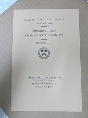 Seller image for Toward Limited Exchange-Rate Flexibility (Essays in International Finance, #73) for sale by Atlantic Bookshop