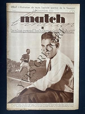 MATCH L'INTRAN-N°374-7 NOVEMBRE 1933