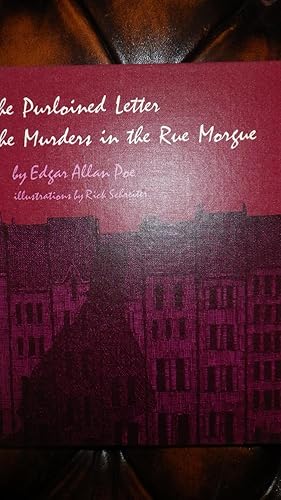 Seller image for The Purloined Letter [and] The Murders in the Rue Morgue ,Two of Poe's classic stories, in these 2 Stories of Young Monsieur Dupin, Astute, Scholarly, & a Rambler during the Night Hours, for sale by Bluff Park Rare Books