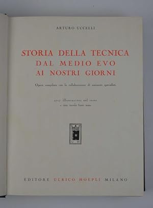 Storia della tecnica dal Medio Evo ai giorni nostri&