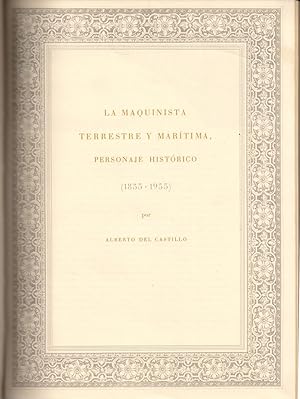 Imagen del vendedor de La maquinista terrestre y maritima, personaje histórico 1855-1955 a la venta por Libreria Sanchez