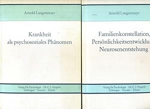 Bild des Verkufers fr Konvolut von 2 Ausgaben: Familienkonstellation, Persnlichkeitsentwicklung, Neurosenentstehung und Krankheit als psychosoziales Phnomen. zum Verkauf von Umbras Kuriosittenkabinett