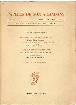 Imagen del vendedor de PAPELES DE SON ARMADANS. N CXXXVI. Julio. 1967. a la venta por Librera Torren de Rueda