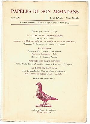 Imagen del vendedor de PAPELES DE SON ARMADANS. N CCXL. Marzo. 1976. a la venta por Librera Torren de Rueda