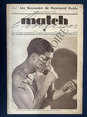 MATCH L'INTRAN-N°325-29 NOVEMBRE 1932