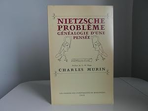 Seller image for Nietzsche problme: Gnalogie d'une pense for sale by Bidonlivre