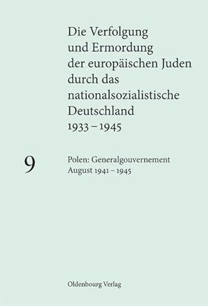 Bild des Verkufers fr Polen: Generalgouvernement August 1941-1945 zum Verkauf von AHA-BUCH GmbH