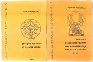 Evaluation des energies nouvelles pour le developpement des états africains (édition de 1977 en 2...