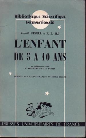 L'enfant de 5 à 10 ans.