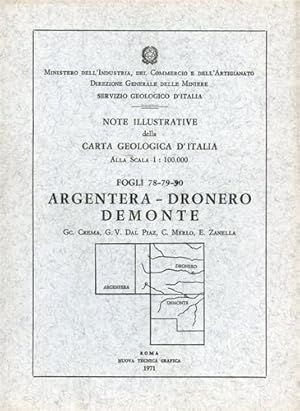 Imagen del vendedor de Argentera, Dronero, Demonte. Fogli 78, 79, 90. a la venta por FIRENZELIBRI SRL