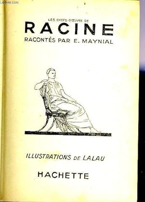 Bild des Verkufers fr LES CHEFS D'OEUVRE DE RACINE zum Verkauf von Le-Livre