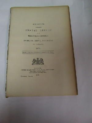 Seller image for Register of Marriages, Births, and Deaths in Ireland: Report, 1879 for sale by Kennys Bookshop and Art Galleries Ltd.