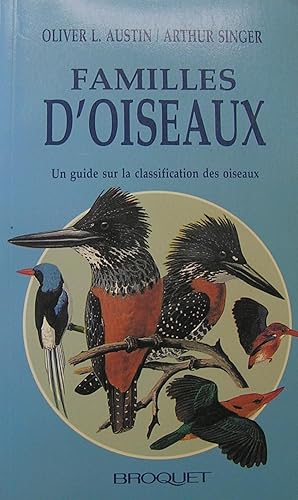 Familles d'oiseaux. Un guide sur la classification des oiseaux