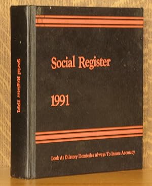 Seller image for Social Register 1991 Vol. CV for sale by Andre Strong Bookseller