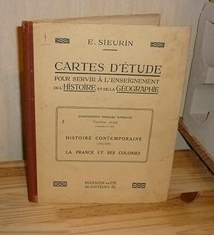 Cartes D'Étude pour servir à l'enseignement de l'histoire et de la géographie. Enseignement prima...