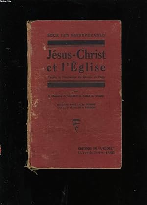 Seller image for ETUDE DE JESUS-CHRIST ET DE L'EGLISE. for sale by Le-Livre