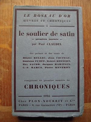 Seller image for Premier numro de Chroniques, Le soulier de satin, exemplaire sur papier alfa for sale by Librairie des Possibles