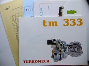 (Konvolut von drei Katalogen) Turbomeca tm 319 (Turbomoteur); Turbomeca MAKILA (Hubschraubermotor...