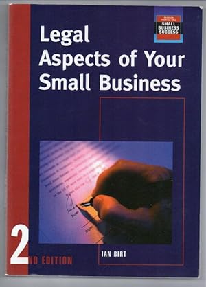 Bild des Verkufers fr Legal Aspects of Your Small Business zum Verkauf von Renaissance Books, ANZAAB / ILAB