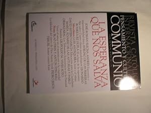 Imagen del vendedor de Communio Num. 8. Primavera 2008. La esperanza que nos salva a la venta por Librera Antonio Azorn