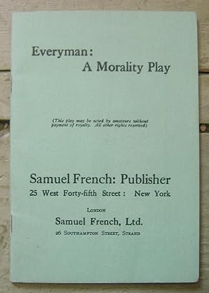 Imagen del vendedor de Everyman: A Morality Play. a la venta por Monkey House Books
