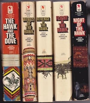 Image du vendeur pour A Saga of the Southwest: 1. The Hawk and the Dove; 2. Wings of the Hawk; 3. Revenge of the Hawk; 4. Flight of the Hawk; 5. Night of the Hawk -(five volumes of "A Saga of the Southwest" #1.2, 3, 4, 5)- mis en vente par Nessa Books