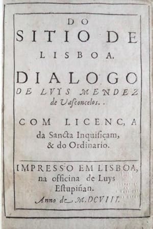 Seller image for DO SITIO DE LISBOA. for sale by Livraria Castro e Silva