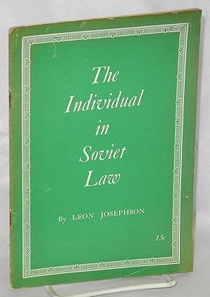 The Individual In Soviet Law