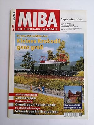 MIBA : Die Eisenbahn im Modell. August 2004