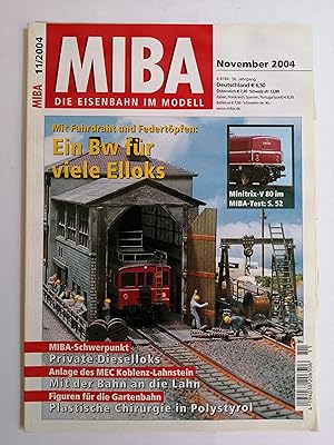 MIBA : Die Eisenbahn im Modell. November 2004